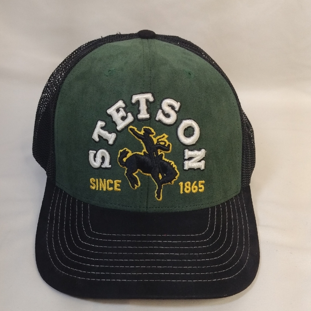 Stetson Green and Black Mesh Hat